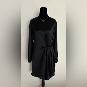 Banana Republic Elegant Black Long Sleeve Dress